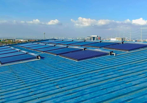 solar water heater for hotels